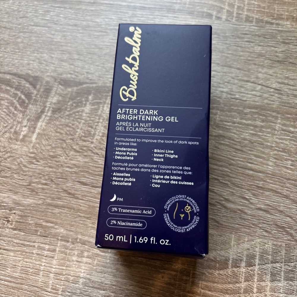 Bushbalm After Dark Brightening Gel For Improving Dark Spots 50ml 1.69 fl oz